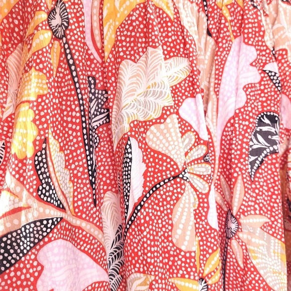 Elizabeth & James Floral Smocked Dress | XL | 220411DR - Picture 4 of 5